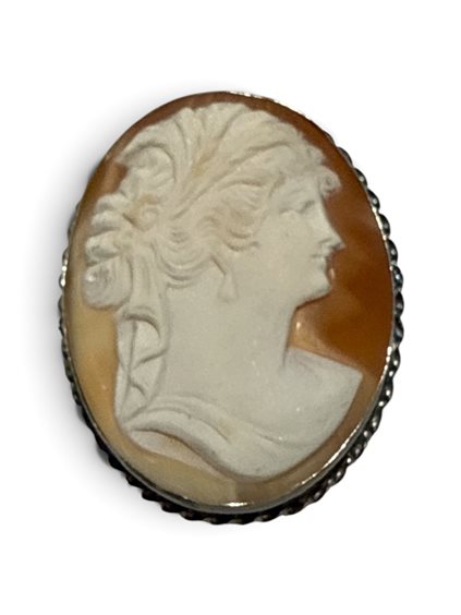 Broche Mandile 1922 Mujer Cammei  in Plata Conchiglia 2MSPCM35.13.26 - 2MSPCM35.13.26